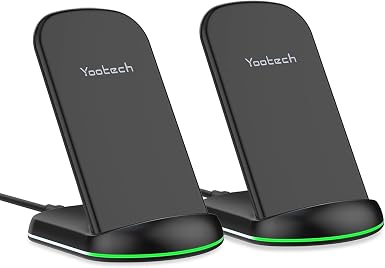 Yootech [2 Pack] Wireless Charger,10W Max Wireless Charging Stand