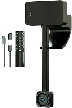 4K Webcam for PC with Remote Control, Ultra HD 1/2.55'' Sensor, Autofocus, 10x Digital Zoom, Low Light Performance, Streaming Camera for PC/Video Calling/Zoom/Skype/Teams