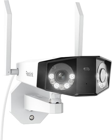 REOLINK 4K 8MP Security Camera Outdoor Dual Lens 180 Degree Duo 2 WiFi
