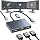 USB C to 3 HDMI Adapter with PD 100W/USB3.0, 4K@60Hz 3 Way HDMI Splitter Extended Display for 3 Monitors, Triple Monitor Docking Station for Dell/HP/Mac Laptop, SST/MST USBC Hub for Multiple Monitors