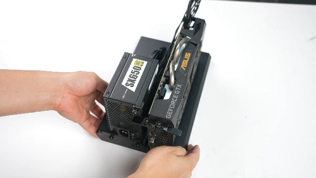 MINISFORUM DEG1 eGPU Dock, External GPU Docking Station for RTX 4090, AMD RX 7900 XTX, eGPU Enclosure Graphics Card Extension Support ATX/SFX Standard Power, Oculink Expansion Graphics Docking Station