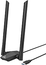 BrosTrend AX1800 USB WiFi 6 Adapter Long Range, High Gain Antennas, USB 3.0 - Image 1