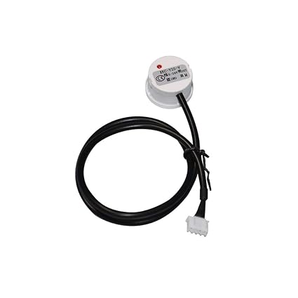Taidacent Non-Contact Liquid Level Sensor Contactless Water Level Sensor Externally Attached Liquid Induction Level Switch Water Level Switch (PNP Output(24V))