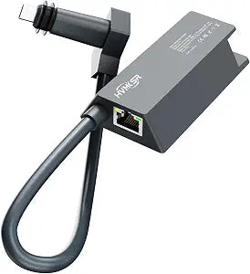 Starlink Ethernet Adapter for Gen 2 / V2 Rectangular Satellite, Gigabit RJ45 Wired Network Interface, High-Speed & Stable External Connection for Standard Actuated Kit