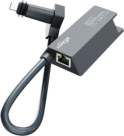 Starlink Ethernet Adapter for Gen 2 / V2 Rectangular Satellite, Gigabit RJ45 Wired Network Interface, High-Speed & Stable External Connection for Standard Actuated Kit