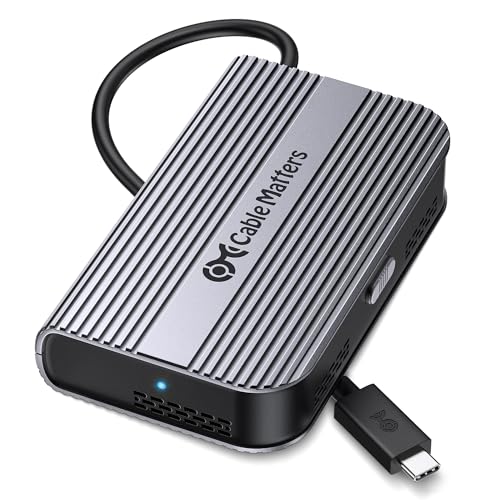 Cable Matters 40Gbps USB4 / Thunderbolt 4 SSD Enclosure for M.2 NVMe SSD