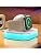 Magnetic for Apple Watch Charger Stand, Portable iWatch Charger Dock with Adjustable Colorful Light & USB Cable, Compatible with Apple Watch Series 11 10 9 8 7 SE 6 5 4 3 2/Ultra 2-White - Image 9