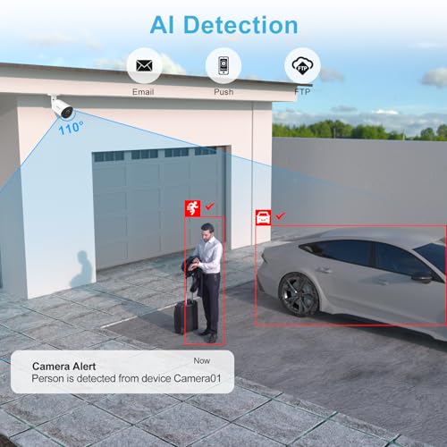 Anpviz 4K POE Camera Outdoor, 8MP Bullet POE IP Came | Smart Home - Image 3