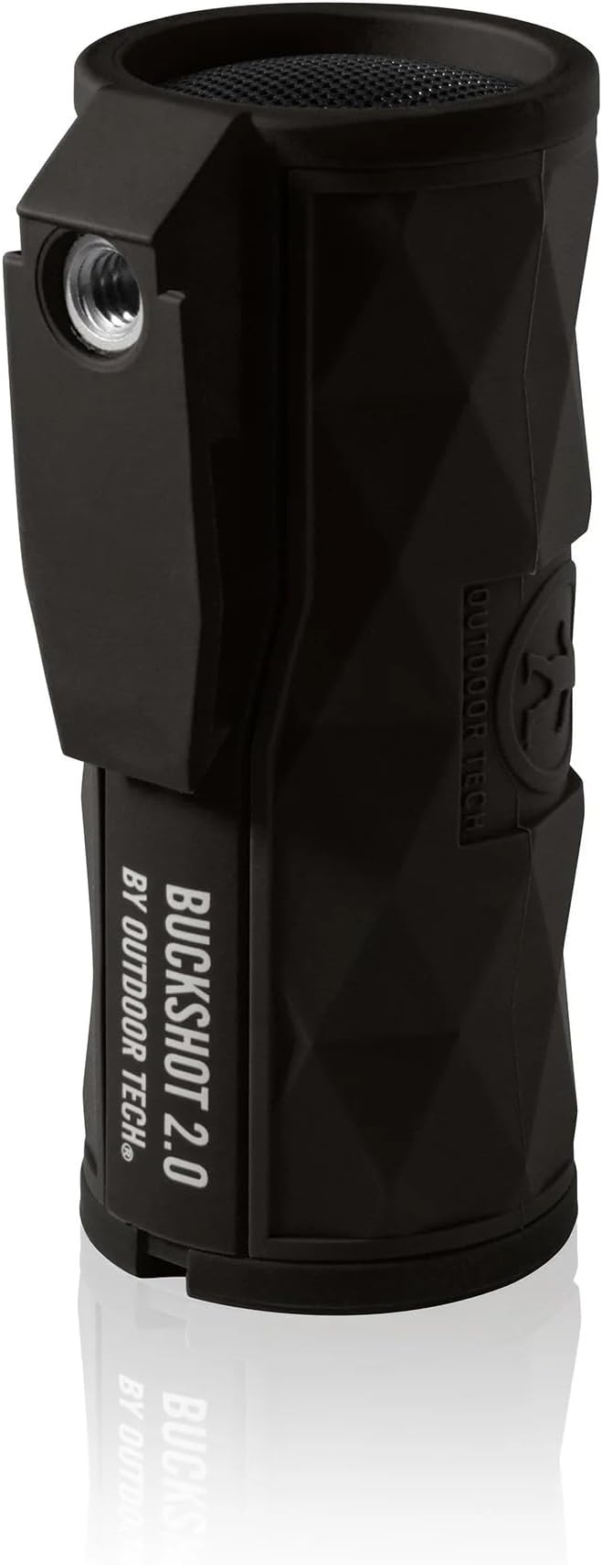Outdoor Tech Buckshot 2.0 Bluetooth Speaker, Black - Portable Wireless Speaker, Rugged Waterproof IPX6 - Perfect for Biking, Boats, Camping, Hiking, Pool, Beach, Golf Cart