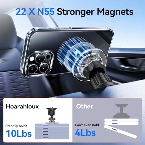 MagSafe Car Mount — Strong 22-Magnet Vent Holder - Image 3