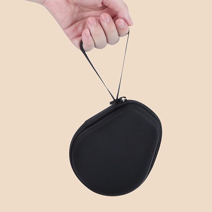 Hard Case Replacement for SHOKZ OpenRun Pro 2 / Pro 2 Mini/OpenMove/OpenRun/OpenSwim Open-Ear Bone Conduction Sport Headphones (Black Case)