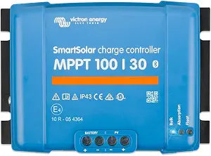 Victron Energy SmartSolar MPPT 100V 30 amp 12/24-Volt Solar Charge Controller (Bluetooth)