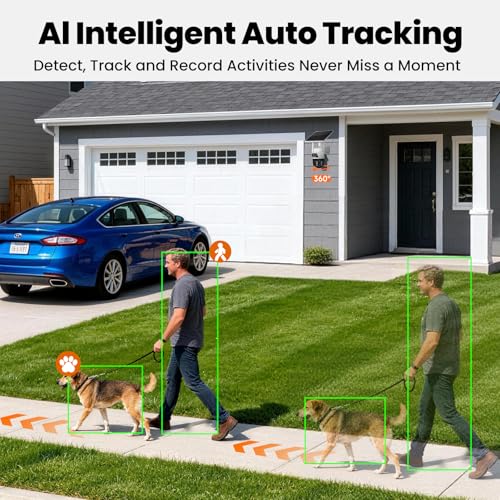 Solar Dual-Lens 6‑Pack Wireless Outdoor Security Camera System
