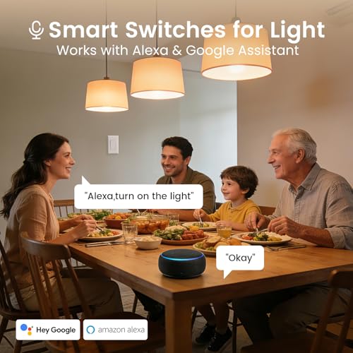GHome Smart Switches for Lights, Single Pole, SW5-3 | Smart Home - Image 4