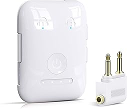 Premium Bluetooth 5.4 Airplane Audio Adapter, 30Hrs Playtime, aptX Adaptive & HD Audio Transmitter for AirPods/Bose, Supports 2 Headphones for Travel Flight & TV - Image 1