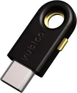 Yubico - YubiKey 5C - Multi-Factor authentication (MFA) Security Key and passkey, Connect via USB, FIDO Certified - Protect Your Online Accounts (5C)