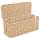 Cable Management Box, Handmade Rattan Cord Organizer for Power Strip