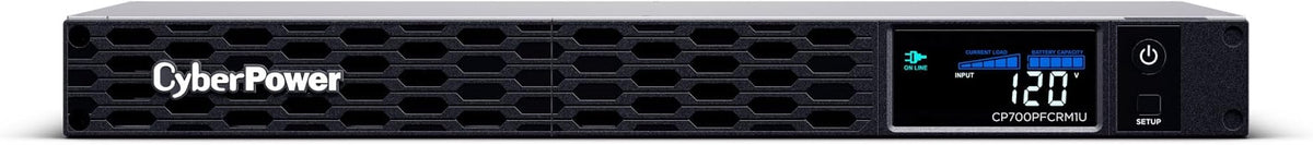 CyberPower CP700PFCRM1U PFC Sinewave UPS Battery Backup and Surge Protector