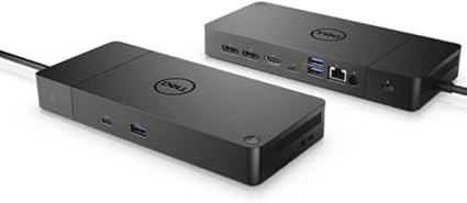 Dell Thunderbolt Dock WD19TBS (with 130W Power Delivery) No 3.5mm Ports. USB-C, Thunderbolt 3, HDMI, Dual DisplayPort, Black