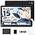 Android 15 Tablet, 10.1 Inch, 18GB RAM, 128GB, 1TB Expandable