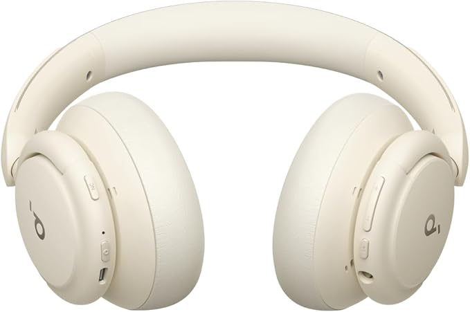 Soundcore Q30 by Anker, Hybrid Active Noise Cancelling Headphones, Multiple Modes, Hi-Res Audio, Custom EQ via App, 50H Playtime, Comfortable Fit, Bluetooth, Multipoint Connection
