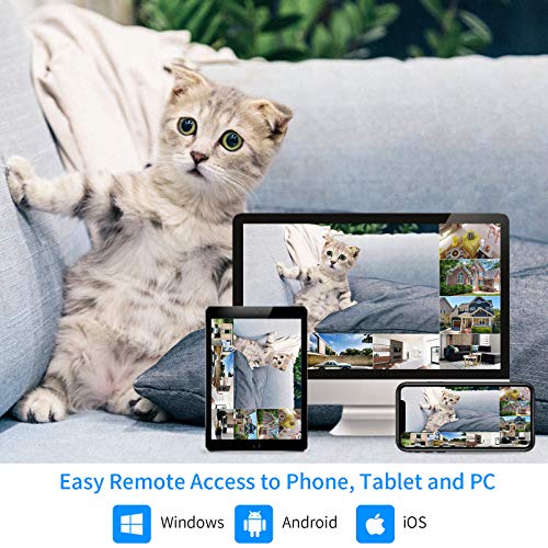 Hiseeu 2K Wireless Security Camera System, 10CH NVR | Smart Home - Image 5