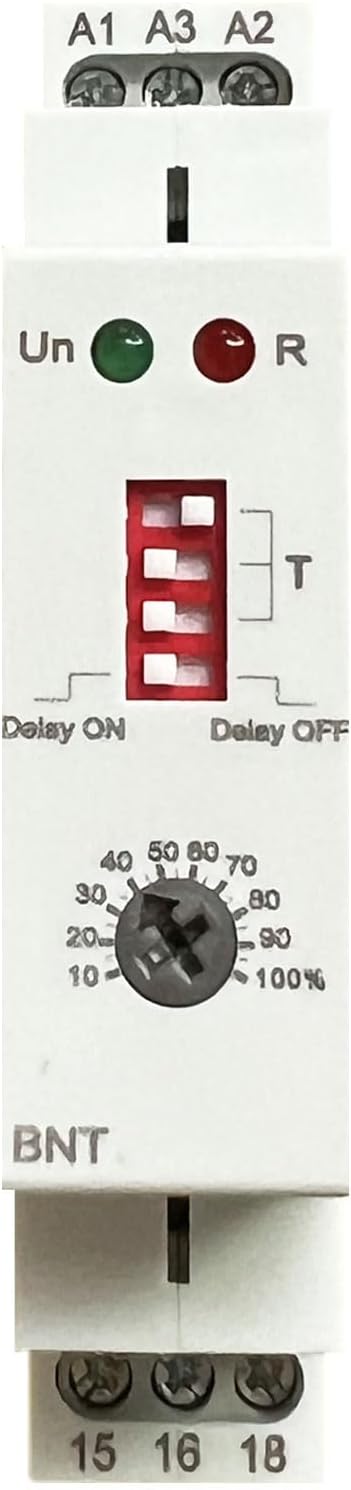 BNT 10A Dual Function Timer Relay Delay On Delay Off Relay AC380V Time Relay