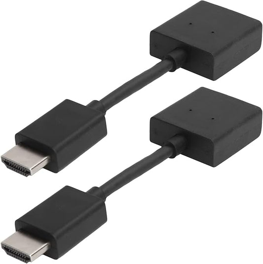 2Pcs HDMI Extension Cable Male to Female Adapter Cord Short HDMI Extender Support 4K Ultra high Speed Compatible with TV Stick Player HDTV Laptop PC