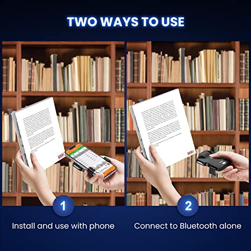 Eyoyo Bluetooth QR Code Scanner 2D Wireless Back Clip Phone Barcode Scanner