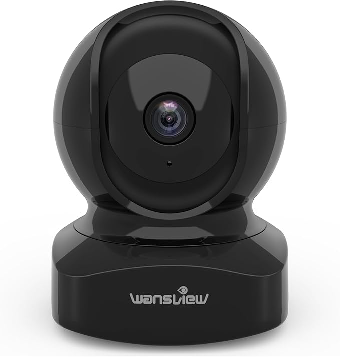 Wireless Security Camera, IP Camera 1080P HD Wansview, WiFi Home Indoor Camera for Baby/Pet/Nanny, Motion Detection, 2 Way Audio Night Vision, Compatible with Alexa, with TF Card Slot and Cloud
