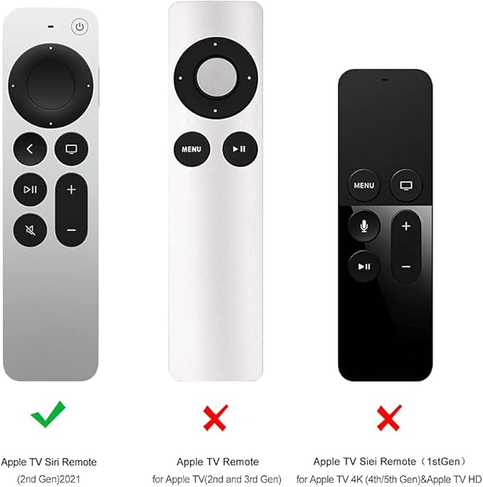 LEFXMOPHY Case Replacement for Apple TV 4K Wi-Fi 3rd Generation Siri Remote New 4k 2021-2024 Series 6 Generation / 6th Gen Control, Easy to Find Silicone Cover with Lanyard (Glow Orange)