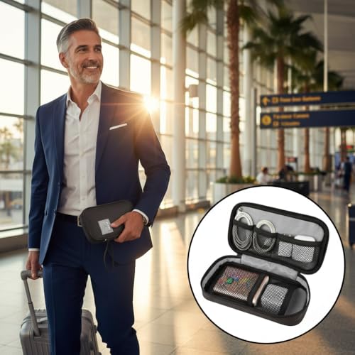 GOX Tech Pouch Accessories Case Organizer for Travel Small Electronics Bag - Image 3
