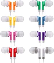 CN-Outlet Wholesale Kids Bulk Earbuds Headphones 100 Pack Multi Colored Individually Bagged Disposable Earphones Perfect for School Classroom Libraries Students - Image 1
