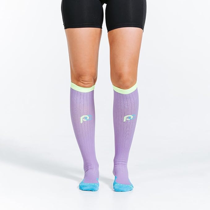 PRO Compression Running Marathon Socks - Calf-Length Travel and Sports Compression Socks for Foot and Ankle Support, Unisex