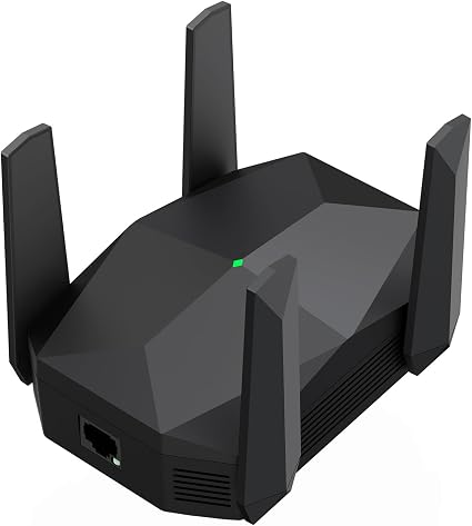 WiFi Extender, 2026 45X WiFi 6 Booster AX3000 (5.8/2.4GHz), 26639 sq.ft Long Range and 165+ Devices, WiFi Extender Signal Booster with Ethernet Port (Matte Black)