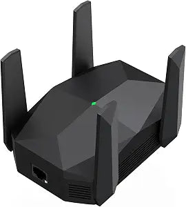 WiFi Extender, 2026 45X WiFi 6 Booster AX3000 (5.8/2.4GHz), 26639 sq.ft Long Range and 165+ Devices, WiFi Extender Signal Booster with Ethernet Port (Matte Black)