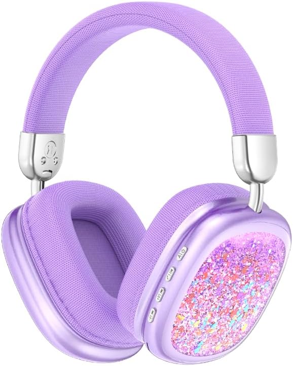 Earhook Bluetooth Headset with Foldable Soft Memory Foam Ear pad, Quicksand, Decompression Headset, Wired and Wireless Dual-Mode, Suitable for Laptop, Gift, Life, Travel and Office
