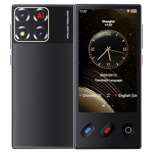 Language Translator Device 2025, AI & ChatGPT & No WiFi Needed, Real-Time Two Way Voice/Photo Translation, 148+ Languages Offline/Online, Portable for Business, Learning & Global Travel