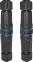 LC Optical Fiber Waterproof Connector, LC Fiber Optic Cable Extender, IP68 LC to LC Fiber Optic Cable Coupler Duplex Fiber Optic Panel Adapter Coupler (2 PCS Female) - Image 1