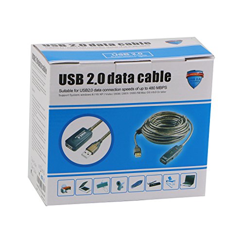 USB 2.0 A Male to A Female Extension Cable High Speed 480 Mbps (50 Feet(15m)) - Image 7