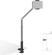 NEEWER Entry Level Version Phone Stand for Desk & Bed, 360° Adjustable Office Table Bedside Overhead Cell Phone Holder Mount Compatible with iPhone Samsung Android for Video Recording Filming, X6 - Image 1