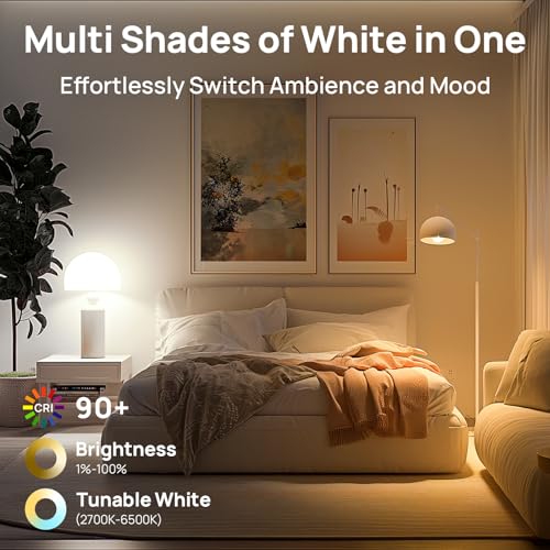 Linkind Matter Smart Light Bulbs, Work with Apple Home, Alexa, Google Home