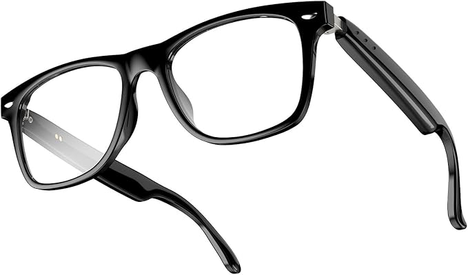Blackview Smart Glasses, Polarized Bluetooth Sunglasses with Speaker, Voice Control, UV Protection, Anti Blue Light Lens