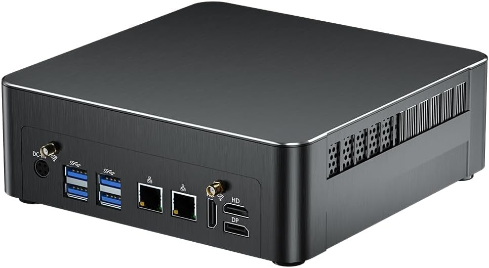 Thdeukoty Mini PC with Core i9-9880H 8C/16T up to 4.8GHz, 64G DDR4 2T SSD, Desktop Computer Windows 11 Pro, DP*1, HDMI*2 4K@60Hz Triple Display, Optical, Dual LAN, WiFi6E/BT5.3,VESA