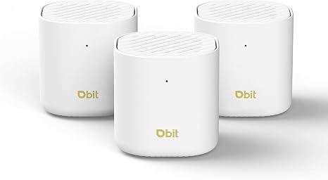 DBIT AX3000 WiFi 6 Mesh System - Covers 6500 sq ft and 150+ Devices, 3-Pack