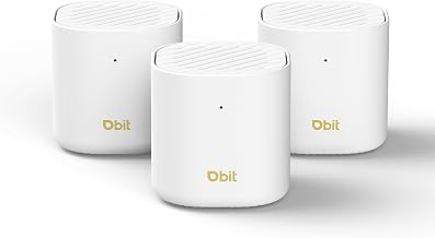 DBIT AX3000 WiFi 6 Mesh System - Covers 6500 sq ft and 150+ Devices, 3-Pack - Image 1