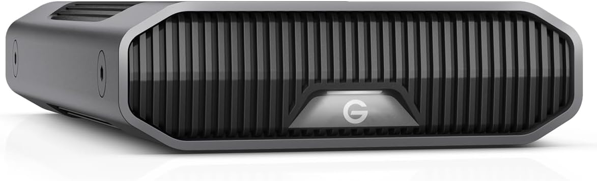 SanDisk Professional 22TB G-Drive Enterprise-Class External Desktop Hard Drive - 7200RPM Ultrastar HDD Inside, USB-C (10Gbps), USB 3.2 Gen 2, Mac Ready - SDPHF1A-022T-NBAAD, Dark Grey
