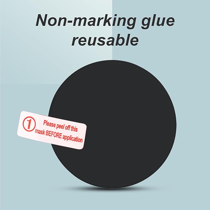 LiZHi Case for Apple Airtag Holder Cover Airtag Sticker Stick on Adhesive Mount Silicone for Tv Remote Car Phone 2 Pack，Black
