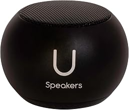 Fashionit U Mini Bluetooth Speaker, Portable Small Magnetic, Black - Image 1