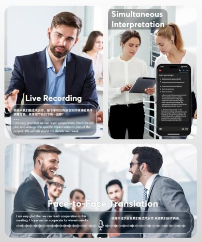 Real Time AI Translation Earbuds 198 Languages No Subscription HIFI Sound